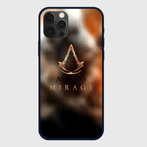 Чехол iPhone 12 Pro Max Assassins creed mirage / 3D-Черный – фото 1