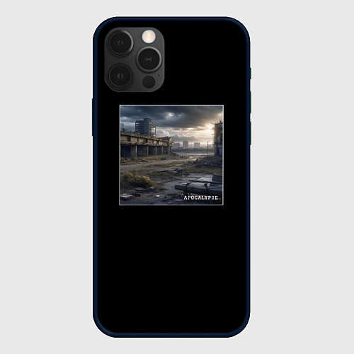 Чехол iPhone 12 Pro Max Apocalypse / 3D-Черный – фото 1