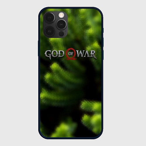 Чехол iPhone 12 Pro Max God of war scandinavia / 3D-Черный – фото 1