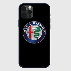 Чехол для iPhone 12 Pro Max Alfa romeo auto, цвет: 3D-черный