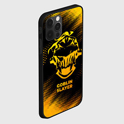 Чехол для iPhone 12 Pro Max Goblin Slayer - gold gradient, цвет: 3D-черный — фото 2