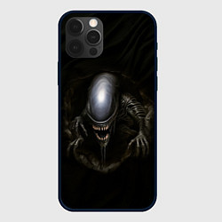 Чехол для iPhone 12 Pro Max Чужой ксеноморф, цвет: 3D-черный
