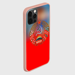 Чехол для iPhone 12 Pro Max Belarus ussr, цвет: 3D-светло-розовый — фото 2