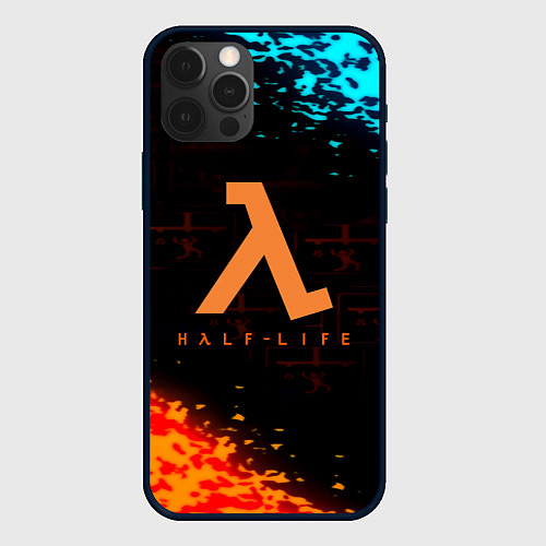 Чехол iPhone 12 Pro Max Gordon freeman x Portal 2 / 3D-Черный – фото 1