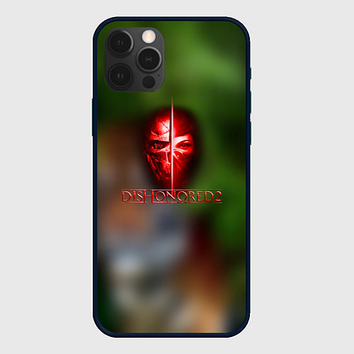 Чехол iPhone 12 Pro Max Dishonored stels / 3D-Черный – фото 1