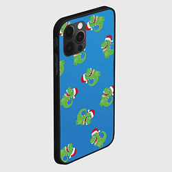 Чехол для iPhone 12 Pro Max Новогодний дракончик, цвет: 3D-черный — фото 2