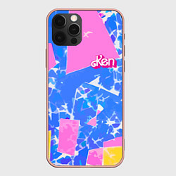 Чехол для iPhone 12 Pro Max Кен - друг Барби, цвет: 3D-светло-розовый