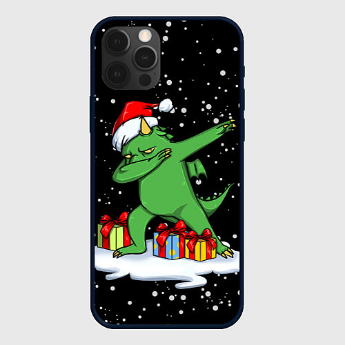 Чехол iPhone 12 Pro Max Dragon dab / 3D-Черный – фото 1