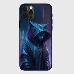 Чехол для iPhone 12 Pro Max Дождь и ночь, цвет: 3D-черный