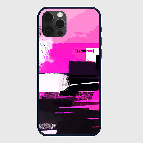 Чехол iPhone 12 Pro Max Black pink - girl-group - South Korea / 3D-Черный – фото 1