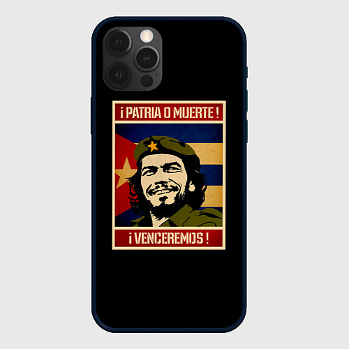 Чехол iPhone 12 Pro Max Patria o muerte / 3D-Черный – фото 1