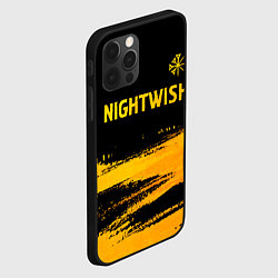 Чехол для iPhone 12 Pro Max Nightwish - gold gradient посередине, цвет: 3D-черный — фото 2