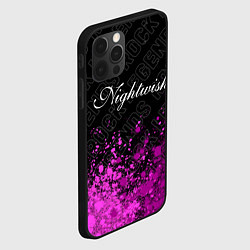 Чехол для iPhone 12 Pro Max Nightwish rock legends посередине, цвет: 3D-черный — фото 2