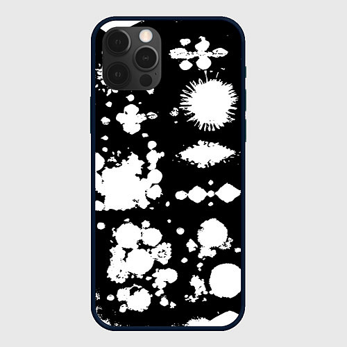 Чехол iPhone 12 Pro Max Фантазийный космический паттерн / 3D-Черный – фото 1