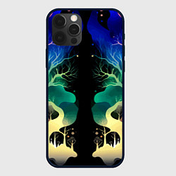 Чехол iPhone 12 Pro Max Звёздная ночь в сказочном лесу