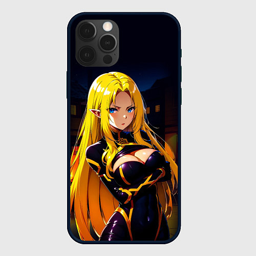 Чехол iPhone 12 Pro Max Альфа - Сад теней / 3D-Черный – фото 1
