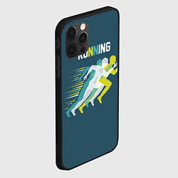 Чехол для iPhone 12 Pro Max Бег, цвет: 3D-черный — фото 2