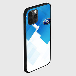 Чехол для iPhone 12 Pro Max Subaru art, цвет: 3D-черный — фото 2