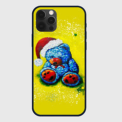Чехол iPhone 12 Pro Max Плюшевый Санта Клаус