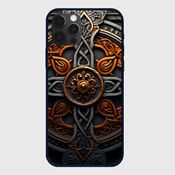 Чехол iPhone 12 Pro Max Орнамент в викингском стиле