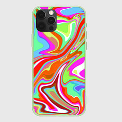 Чехол iPhone 12 Pro Max Цветная плазменная абстракция