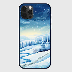 Чехол iPhone 12 Pro Max Новогодняя опушка