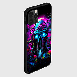 Чехол для iPhone 12 Pro Max Deep house neon, цвет: 3D-черный — фото 2