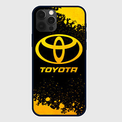 Чехол iPhone 12 Pro Max Toyota - gold gradient