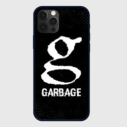 Чехол iPhone 12 Pro Max Garbage glitch на темном фоне