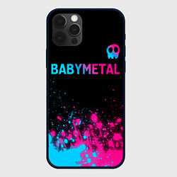 Чехол iPhone 12 Pro Max Babymetal - neon gradient посередине