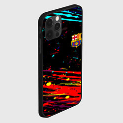 Чехол для iPhone 12 Pro Max Barcelona краски, цвет: 3D-черный — фото 2