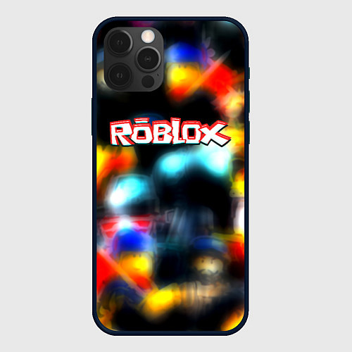 Чехол iPhone 12 Pro Max Roblox game 2023 / 3D-Черный – фото 1