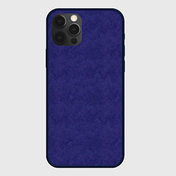 Чехол iPhone 12 Pro Max Фиолетовая текстура волнистый мех