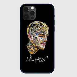 Чехол iPhone 12 Pro Max Lil Peep mosaic rap