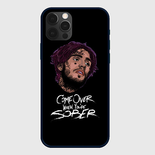 Чехол iPhone 12 Pro Max Game over Lil peep / 3D-Черный – фото 1