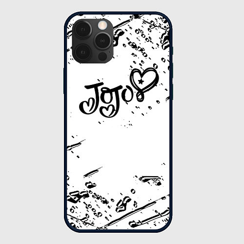 Чехол iPhone 12 Pro Max JoJos Bizarre splash love anime / 3D-Черный – фото 1