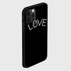 Чехол для iPhone 12 Pro Max Lil peep love, цвет: 3D-черный — фото 2