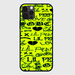 Чехол для iPhone 12 Pro Max Lil peep кислотный стиль, цвет: 3D-черный