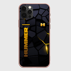 Чехол iPhone 12 Pro Max Hummer - плиты с эффектом свечения