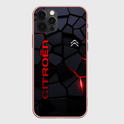 Чехол iPhone 12 Pro Max Citroen - плиты с эффектом свечения