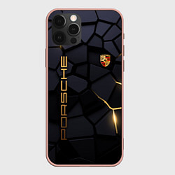 Чехол iPhone 12 Pro Max Porsche - плиты с эффектом свечения