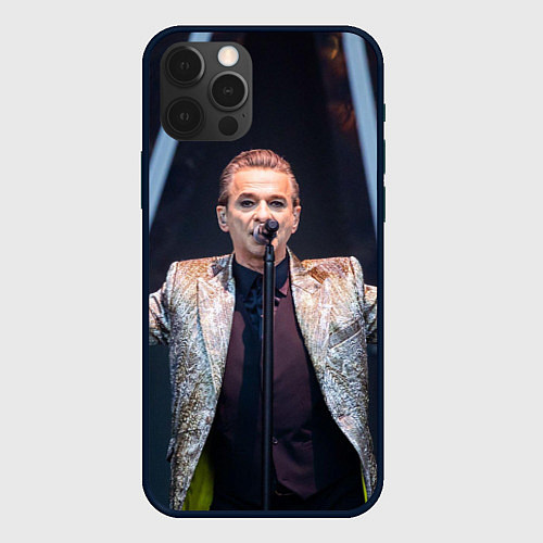 Чехол iPhone 12 Pro Max Depeche Mode - Dave Gahan stage memento mori / 3D-Черный – фото 1