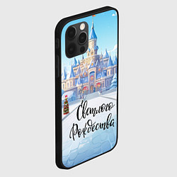 Чехол для iPhone 12 Pro Max Счастливого рождества, цвет: 3D-черный — фото 2