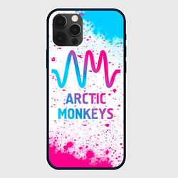 Чехол iPhone 12 Pro Max Arctic Monkeys neon gradient style