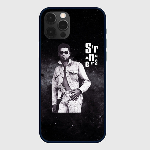 Чехол iPhone 12 Pro Max Depeche Mode - Dave Gahan strangers pistol / 3D-Черный – фото 1