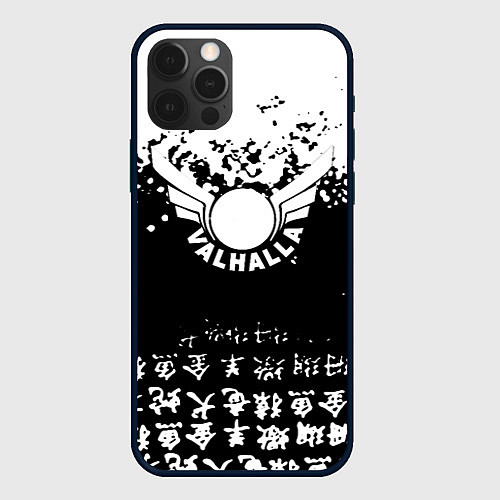 Чехол iPhone 12 Pro Max Токийские мстители аниме black-white / 3D-Черный – фото 1