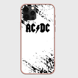 Чехол iPhone 12 Pro Max ACDC rock collection краски черепа