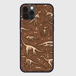 Чехол iPhone 12 Pro Max Dinosaurs bones