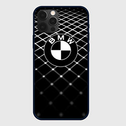 Чехол для iPhone 12 Pro Max BMW спортивная сетка, цвет: 3D-черный