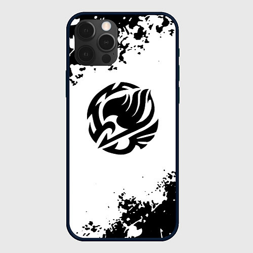 Чехол iPhone 12 Pro Max Fairy Tail краски черные / 3D-Черный – фото 1